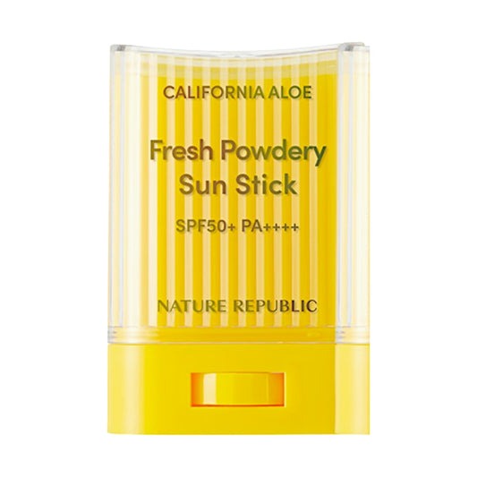NATURE REPUBLIC California Aloe Fresh Powdery Sun Stick SPF50+ PA++++ (Renewed) 24g