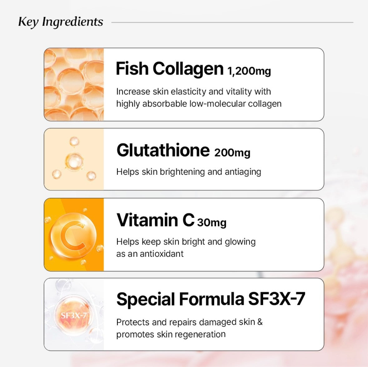 NUTRIONE BB LAB Glutathione Collagen V 2g x 30 sticks (60g)