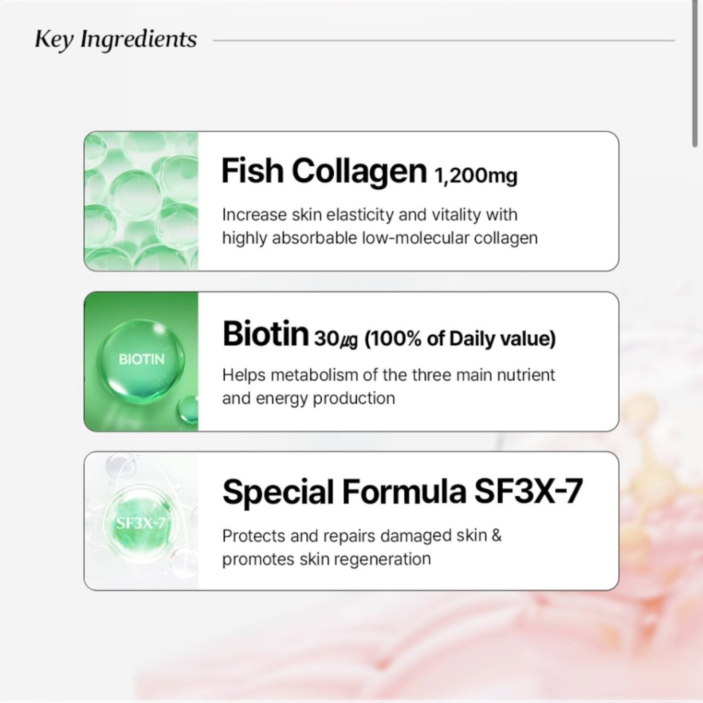 NUTRIONE BB LAB Biotin Collagen V 2g x 30 sticks (60g)