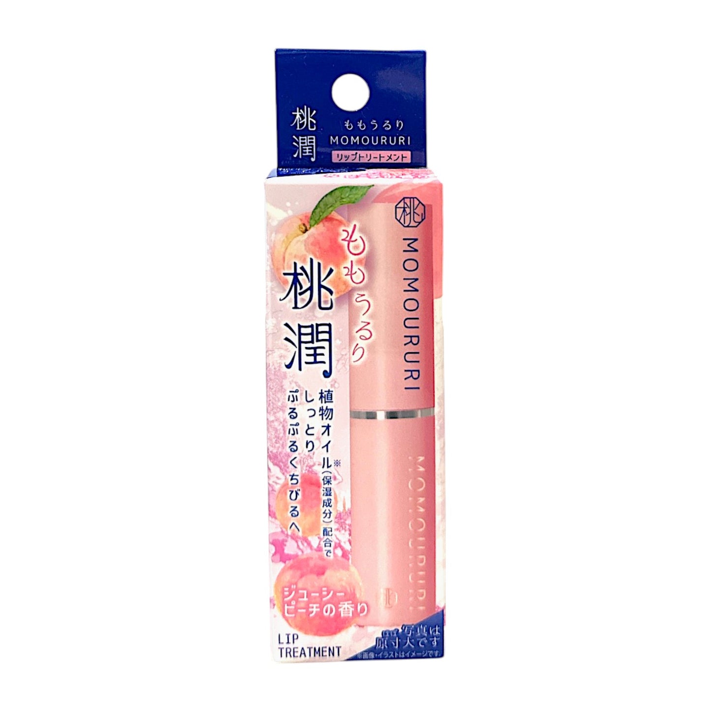 MOMOURURI Lip Treatment Peach Flavour (3g)