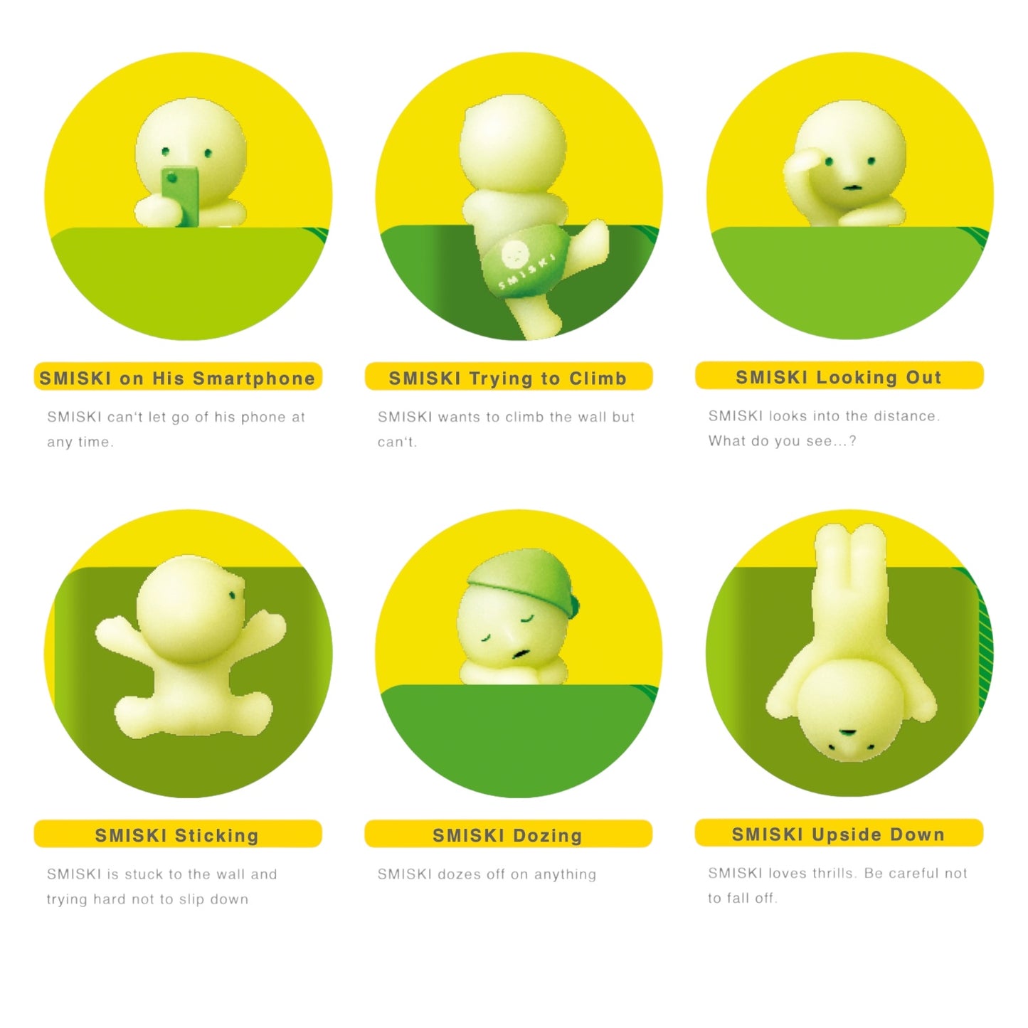SMISKI Blind Box Glow In The Dark Mini Figure - Series HIPPERS (1 piece Random)
