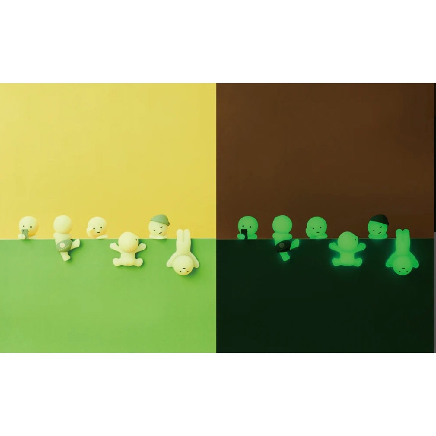 SMISKI Blind Box Glow In The Dark Mini Figure - Series HIPPERS (1 piece Random)