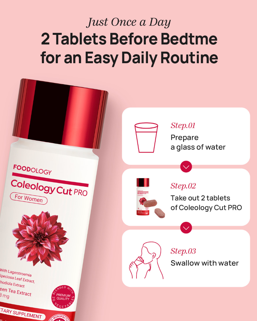 FOODOLOGY Coleology Cut 600mg x 60 Tablets (36g) Renew